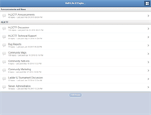 Tablet Screenshot of forums.hl2ctf.net